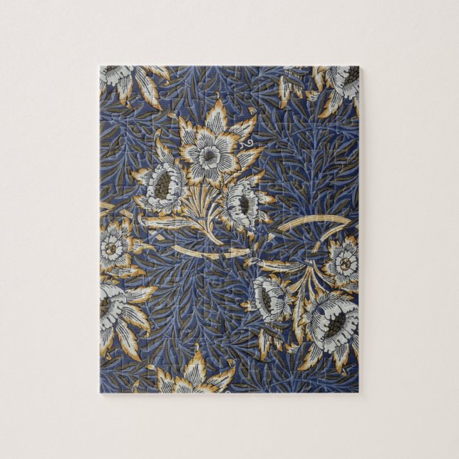 Puzzle William Morris Tulip y Willow Floral Pattern (Vertical)