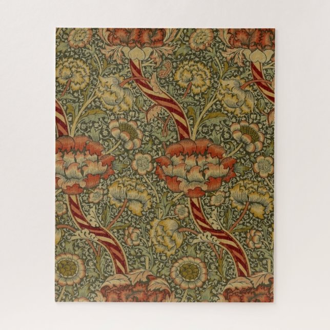 Puzzle William Morris Wandle English Floral Design (Vertical)