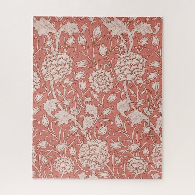 Puzzle William Morris Wild Tulip Classic Victorian Design (Vertical)