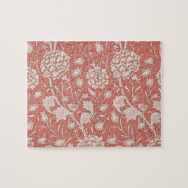 Puzzle William Morris Wild Tulip Classic Victorian Design (Horizontal)