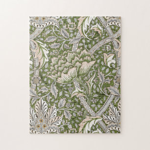 Puzzle William Morris Windrush floral clásico