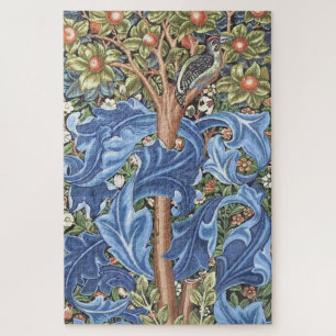 Puzzle William Morris Woodpecker Tapestry Floral Vintage
