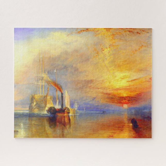 Puzzle William Turner La Pintura Del Temerario De Lucha (Horizontal)