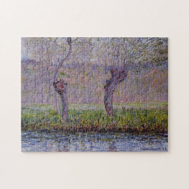 Puzzle Willows en Springtime Monet Bella Artes (Horizontal)