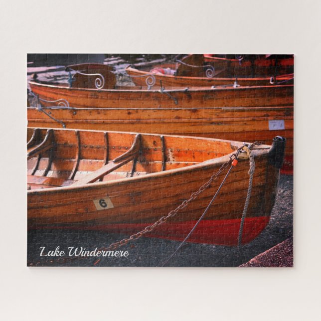 Puzzle Windermere Los Barcos Del Distrito Del Lago (Horizontal)