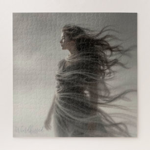 Puzzle Windkissed - Impresión de Arte Digital de Fantasía