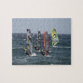 Puzzle Windsurfing olas del océano deportes surf