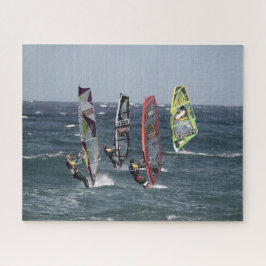 Puzzle Windsurfing olas del océano deportes surf
