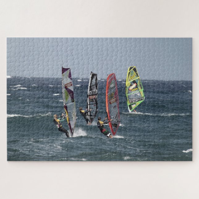 Puzzle Windsurfing olas del océano deportes surf (Horizontal)