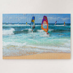 Puzzle Windsurfistas Ho'okipa, costa norte, Maui 1014 pc