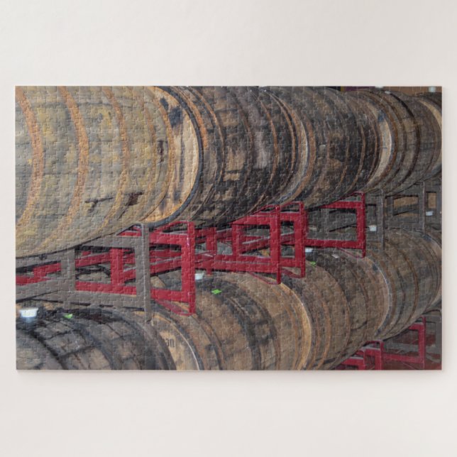 Puzzle Wine Barrels Winery Vacation Travel Photography (Horizontal)