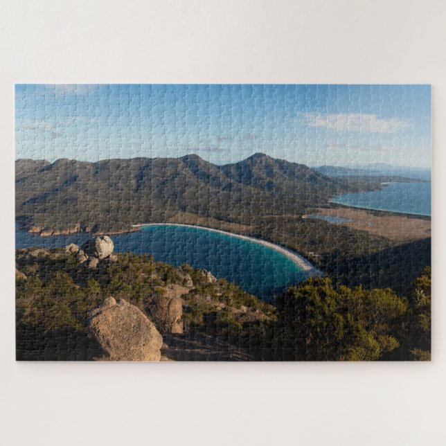 Puzzle Wineglass Bay, Tasmania, 1014 piezas (Horizontal)