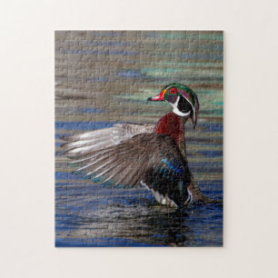 Puzzle Wing Flapping Wood Duck