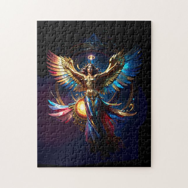 Puzzle Winged Angel of Liberty Fantasy Art (Vertical)