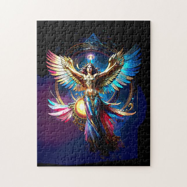 Puzzle Winged Angel of Liberty Fantasy Inspirational (Vertical)