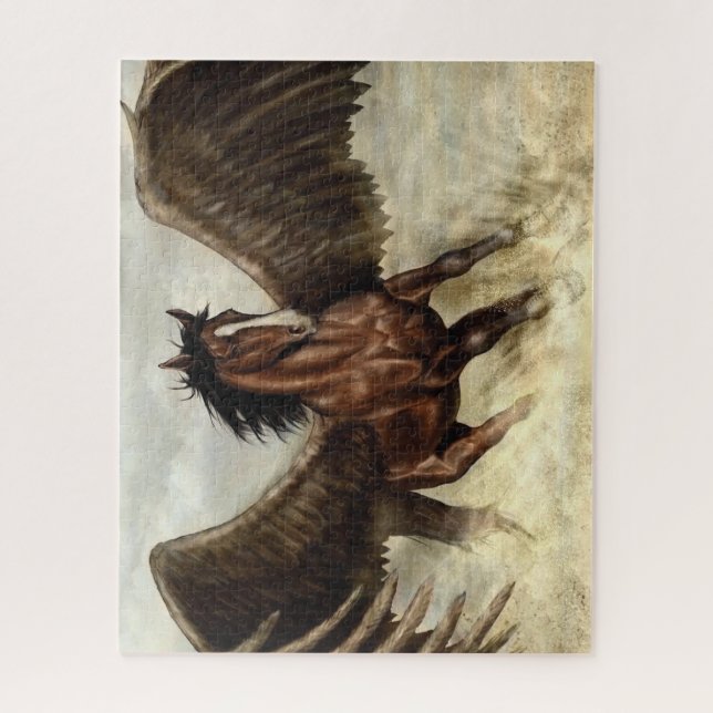 Puzzle Winged Pegasus (Vertical)