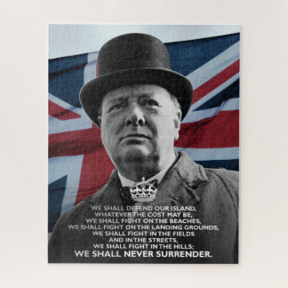 Puzzle Winston Churchill "Never Surrender"
