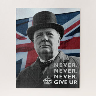 Puzzle Winston Churchill "Nunca se rinda"
