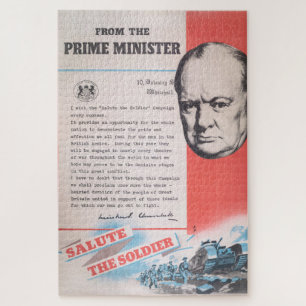 Puzzle Winston Churchill, reimpresión del poster