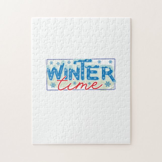 Puzzle Winter Art Winter Time (Vertical)