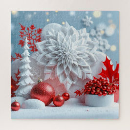 Puzzle Winter Blossom Composition