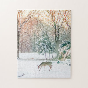 Puzzle Winter Deer
