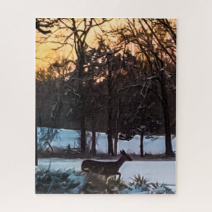 Puzzle Winter Deer 2
