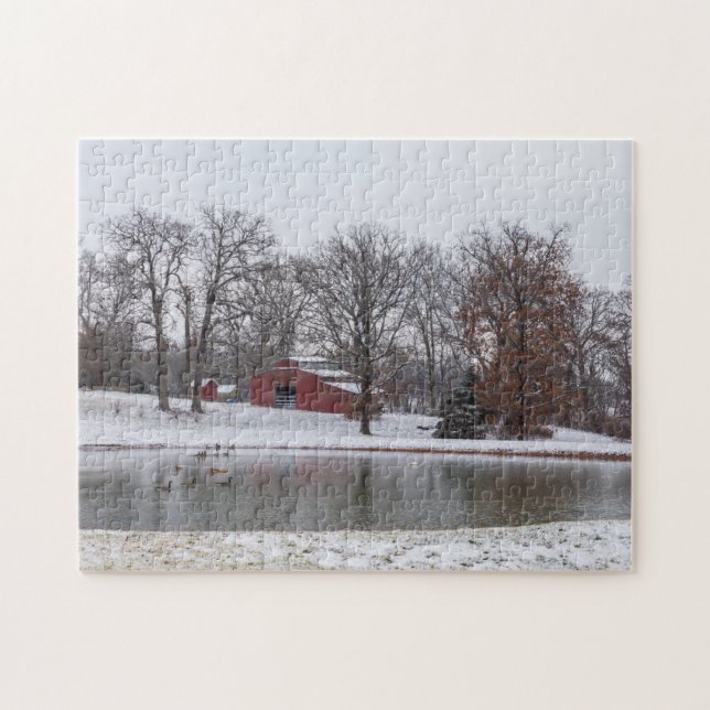 Puzzle Winter Farm Pano (Horizontal)