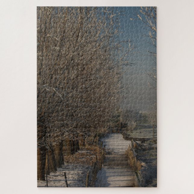 Puzzle Winter landscape  (Vertical)