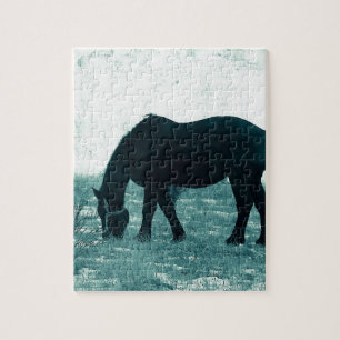 Puzzle Winter Percheron