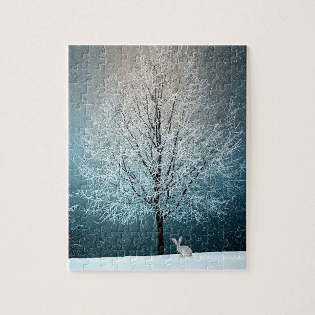 Puzzle Winter Scene (Vertical)