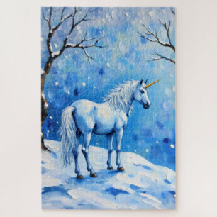 Puzzle Winter Unicorn