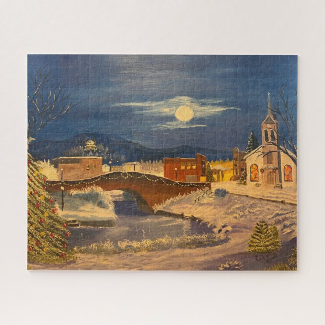 Puzzle Winter Village, por Gary Poling (Horizontal)