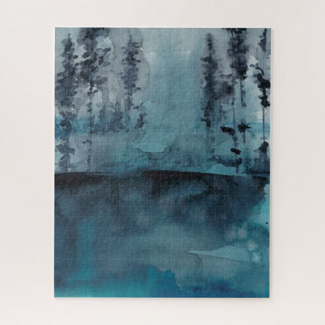 Puzzle Winter Woods (Vertical)