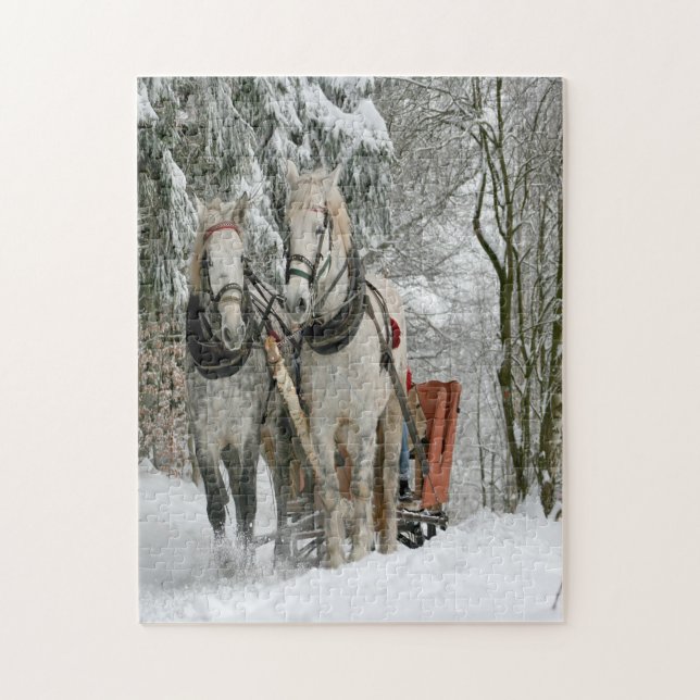 Puzzle Wintertime Sleigh Ride (Vertical)