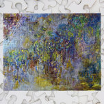 Puzzle Wisteria (a la derecha) de Claude Monet<br><div class="desc">La Wisteria (a la derecha) (1917-1920) de Claude Monet es una pintura impresionista vintage de la naturaleza del arte que presenta la mitad derecha de una pintura más grande de la vida floral. Parte de una serie de pinturas de flores de glicinia que Monet pintó en la primavera desde sus...</div>