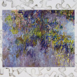 Puzzle Wisteria (a la izquierda) de Claude Monet<br><div class="desc">La Wisteria (1917-1920) de Claude Monet es una pintura florística de estilo impresionista de época que presenta la mitad izquierda de una pintura más grande. Parte de una serie de pinturas de flores de glicinia de temporada de primavera que Monet pintó en sus jardines en Giverny, Francia. Sobre el artista:...</div>