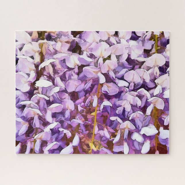 PUZZLE WISTERIA FLOWERS (Horizontal)