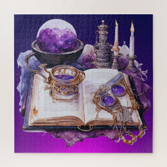 Puzzle Witchen Spell Book | Vibes místicas (Vertical)