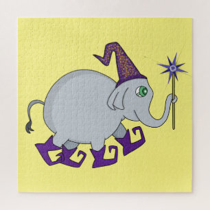 Puzzle Wizard Elephant