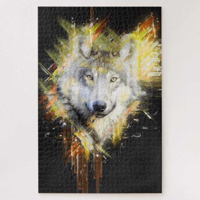 Puzzle Wolf (Vertical)