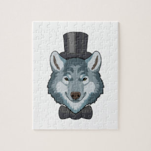 Puzzle Wolf as Groom con Bow