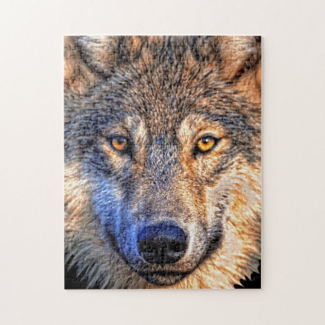 Puzzle Wolf - Cara - (Vertical)