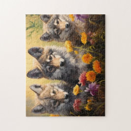 Puzzle Wolf Cubs