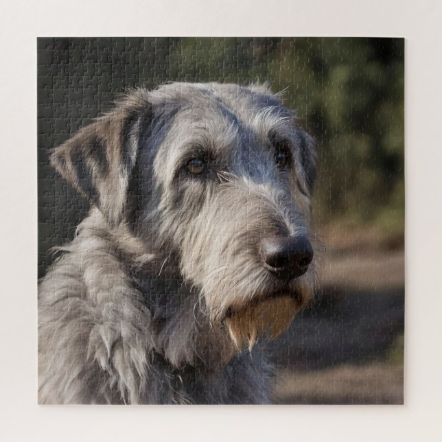 Puzzle Wolfhound Irlandés No Me Divirto, (Vertical)
