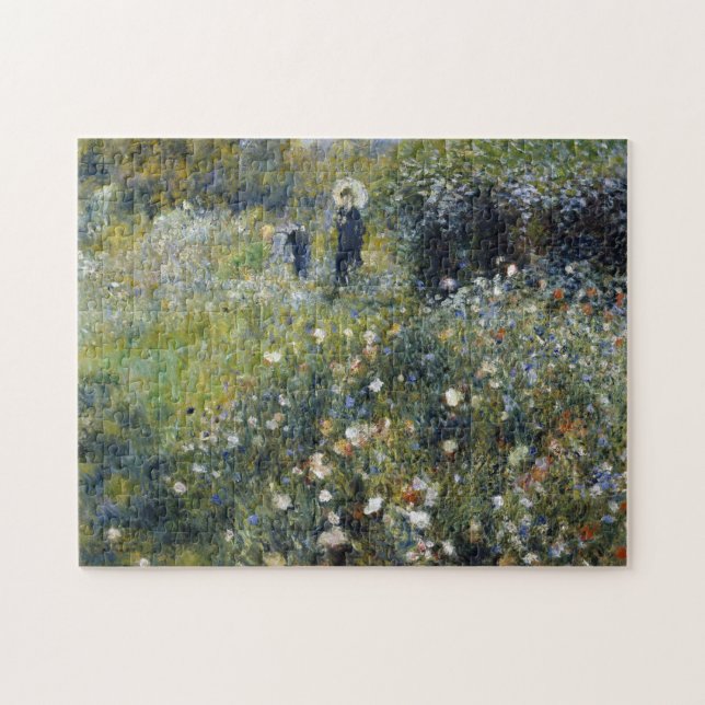 Puzzle Woman with a Parasol in a Garden by Auguste Renoir (Horizontal)