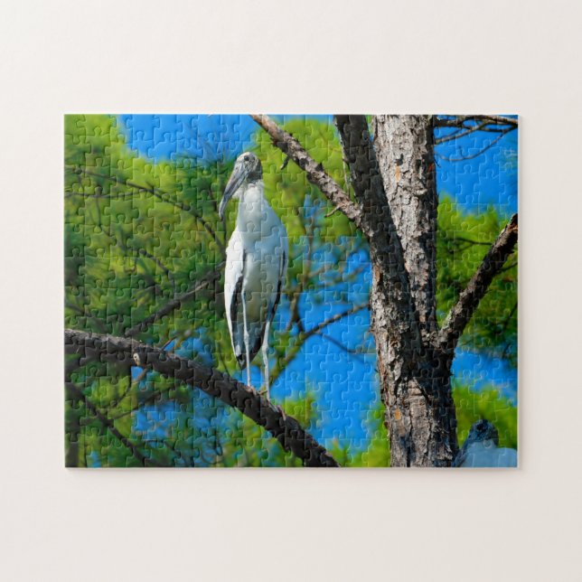 Puzzle Wood Stork Florida (Horizontal)