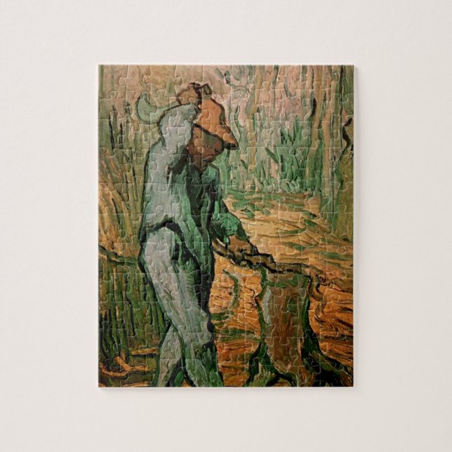Puzzle Woodcutter (después de Millet) de Vincent van Gogh (Vertical)