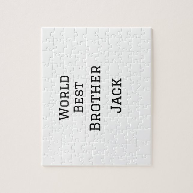 Puzzle World best brother agregar nombre texto deportes d (Vertical)