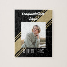 ¡Wow Factor! Retiree Personalizado Foto Jigsaw Puz